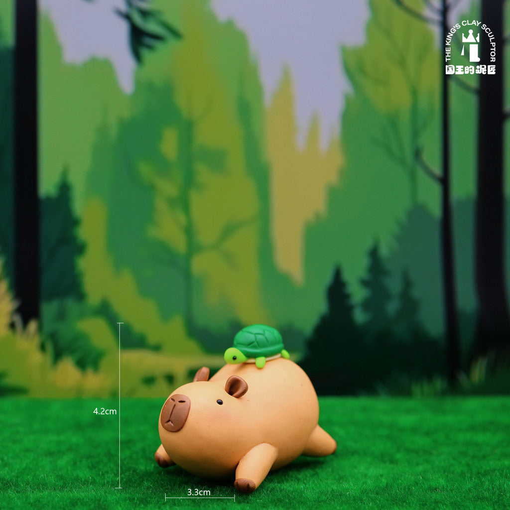 [SG Stock] Cute and Funny Capybara Handmade Soft Clay Figurine - Ugly-Cute Stress Relief Gift
