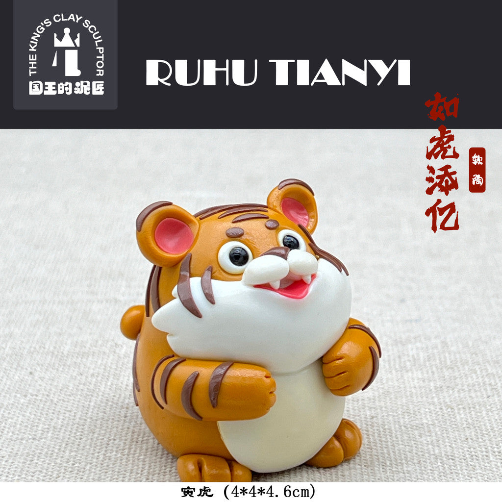 [SG Stock] Cute and Funny Handmade Chinese Zodiac Polymer Clay Figurines – Cute Animal Ornaments, Creative Birthday Gift