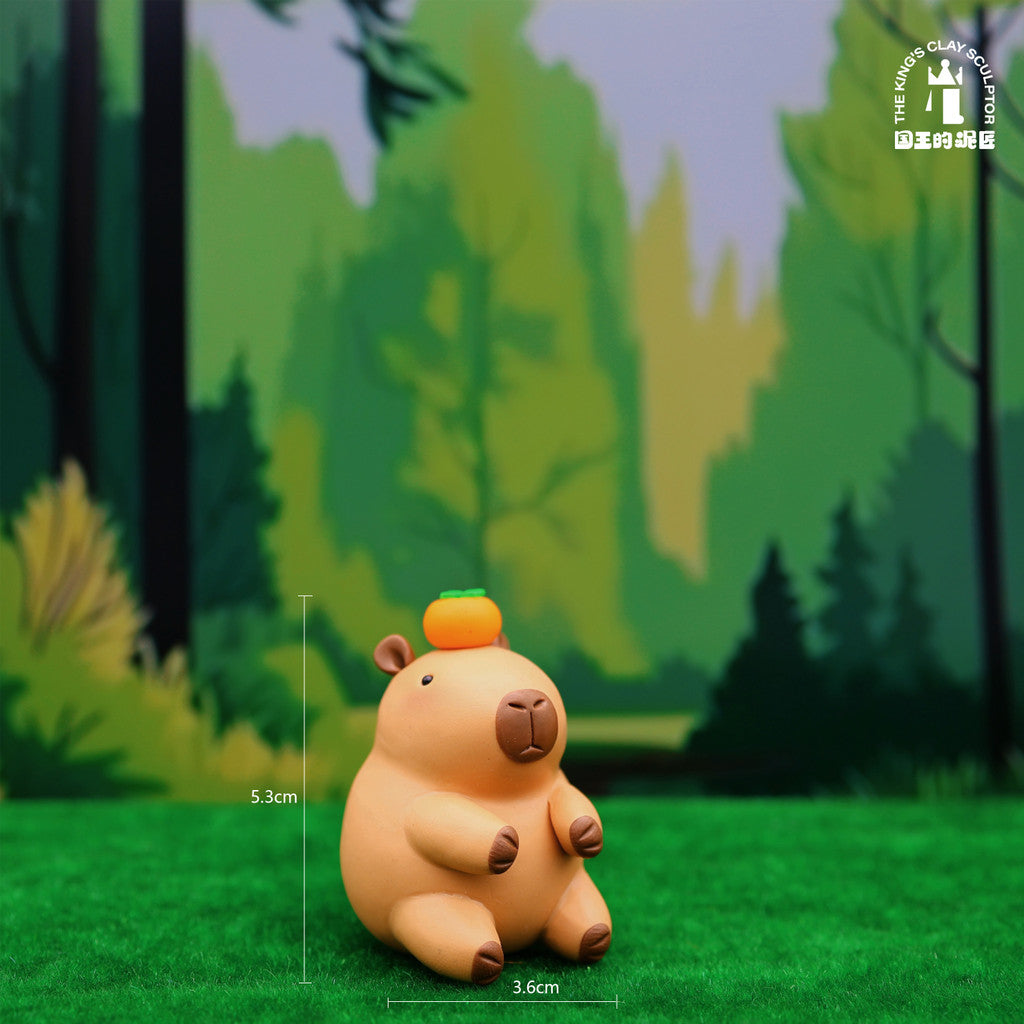[SG Stock] Cute and Funny Capybara Handmade Soft Clay Figurine - Ugly-Cute Stress Relief Gift