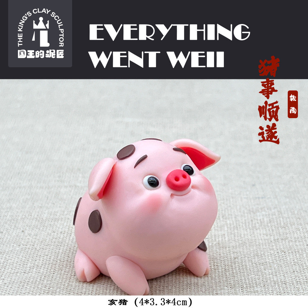 [SG Stock] Cute and Funny Handmade Chinese Zodiac Polymer Clay Figurines – Cute Animal Ornaments, Creative Birthday Gift