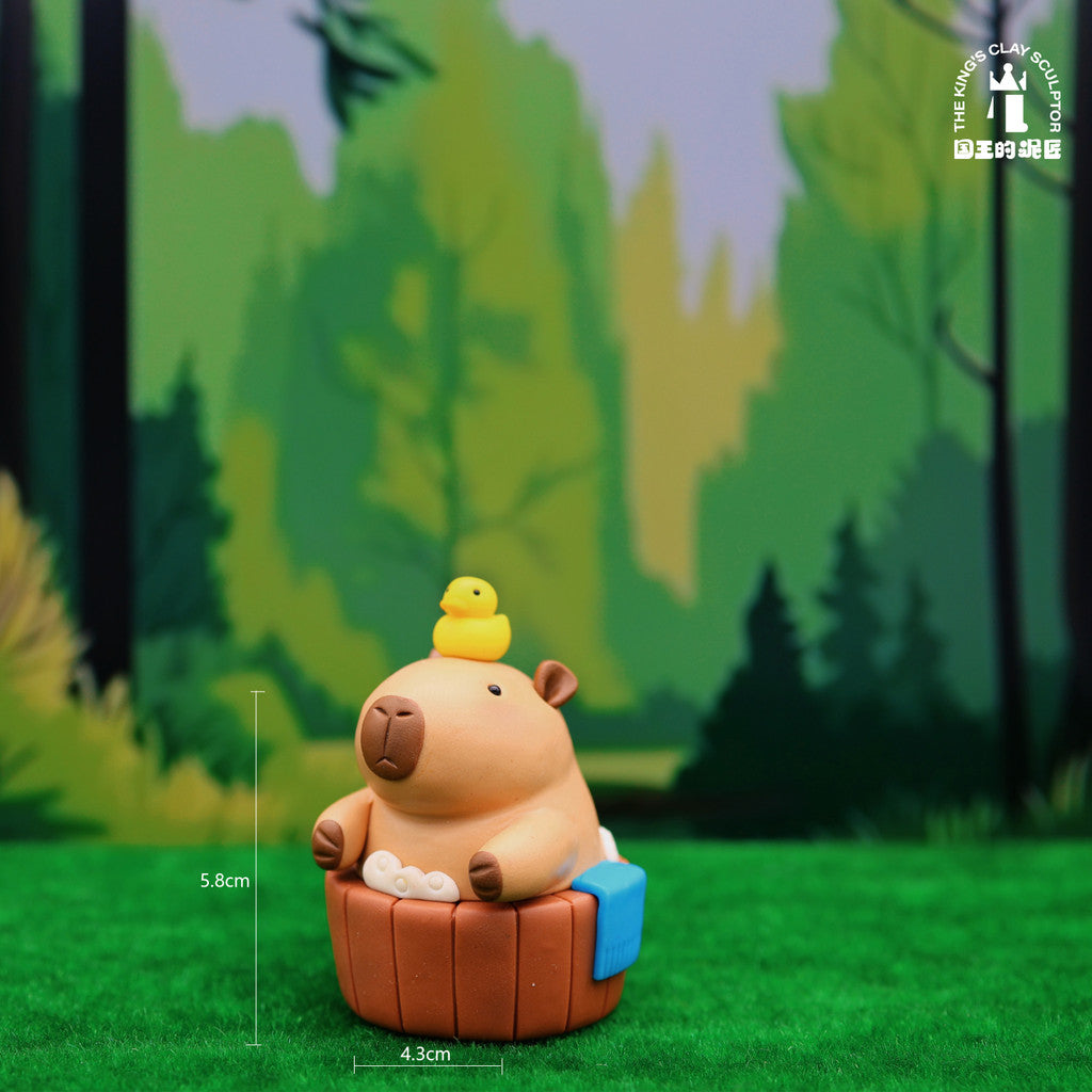 [SG Stock] Cute and Funny Capybara Handmade Soft Clay Figurine - Ugly-Cute Stress Relief Gift