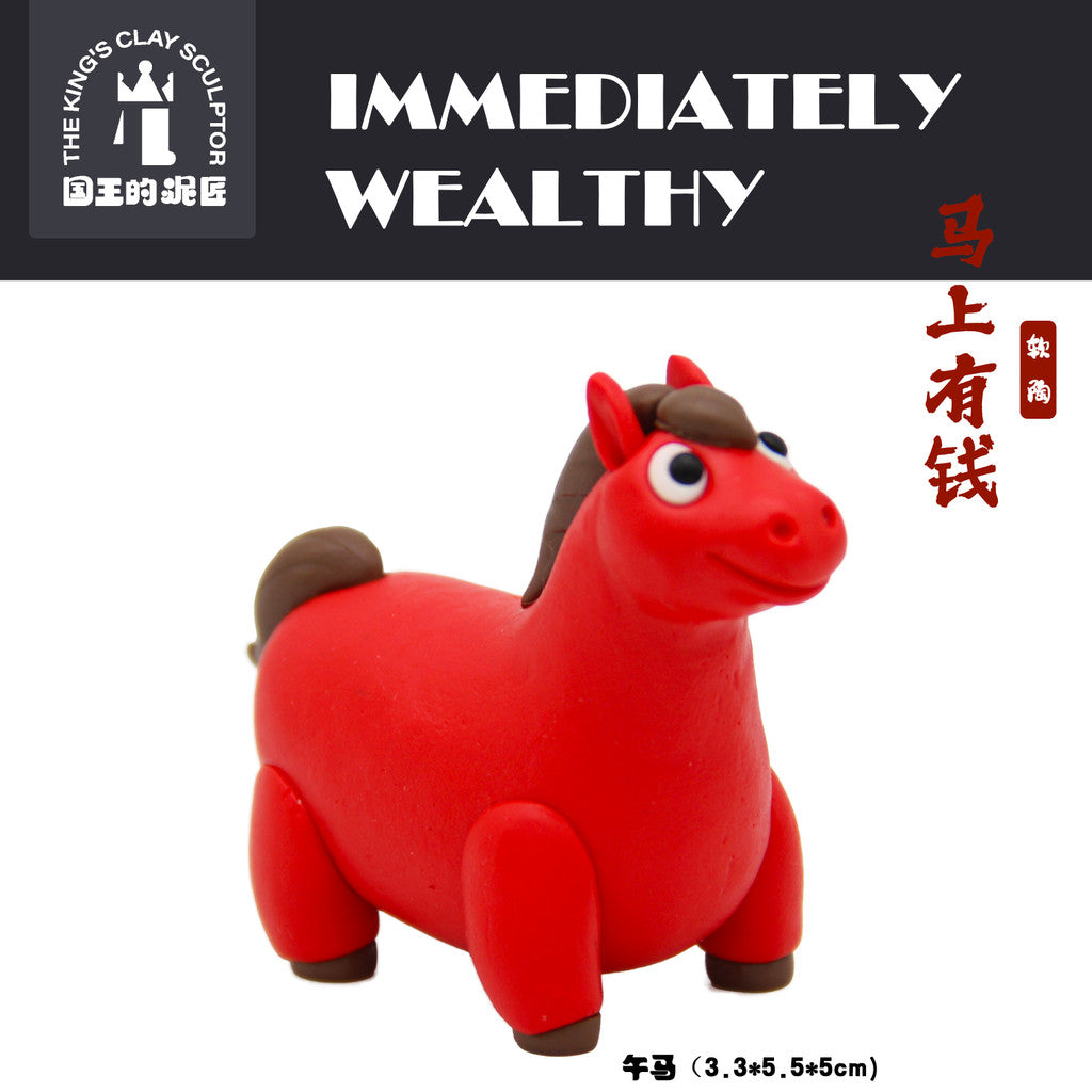 [SG Stock] Cute and Funny Handmade Chinese Zodiac Polymer Clay Figurines – Cute Animal Ornaments, Creative Birthday Gift