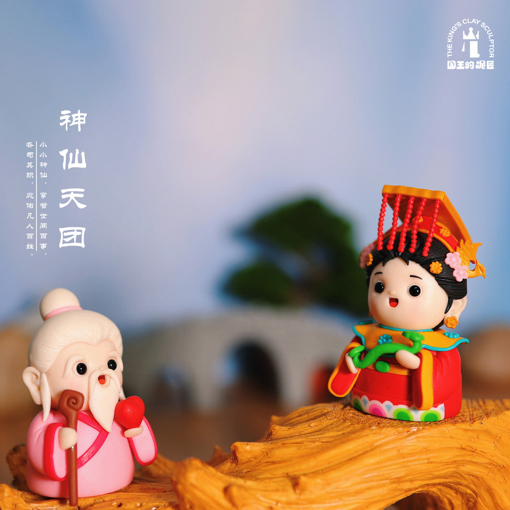 [SG Stock] Cute and Funny Handmade Soft Clay Figurines of Buddha and Guanyin – Desktop Decoration Ornament, Lucky Gift