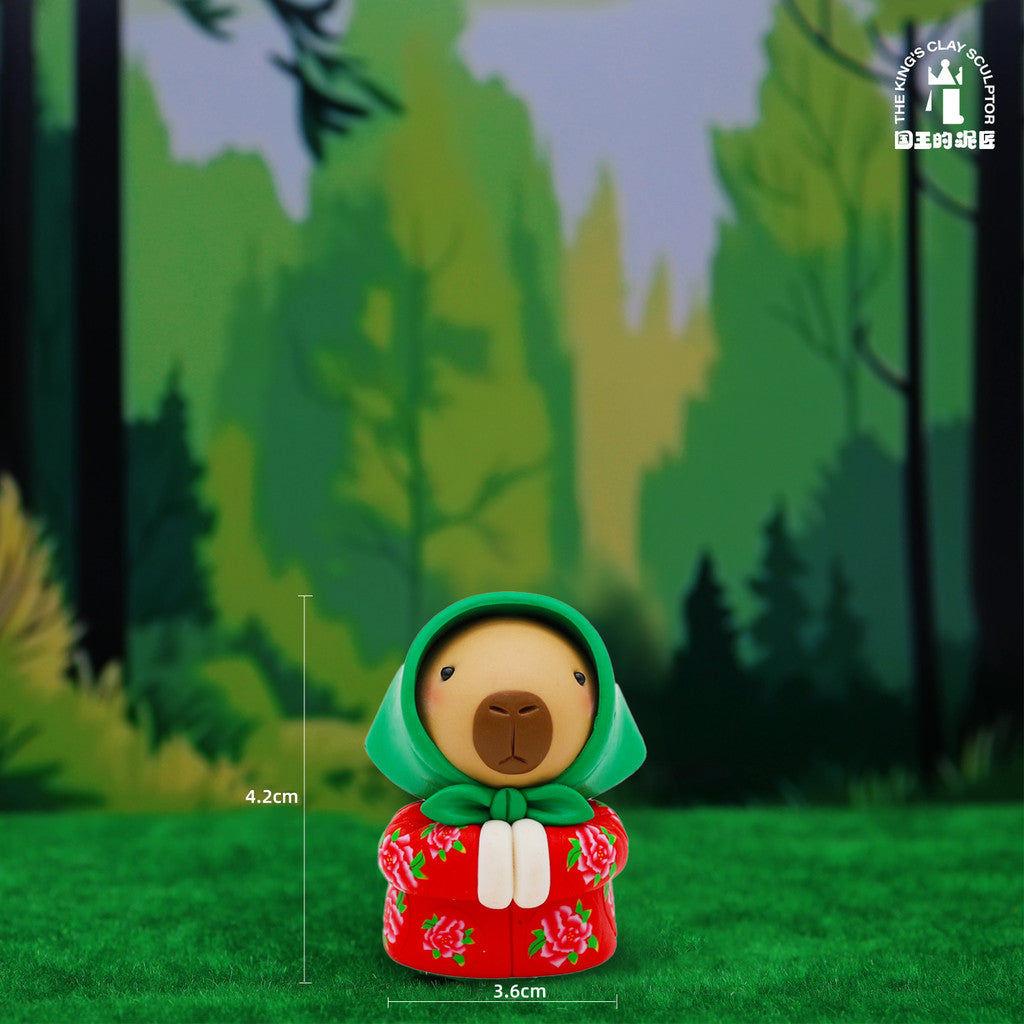[SG Stock] Cute and Funny Capybara Handmade Soft Clay Figurine - Ugly-Cute Stress Relief Gift