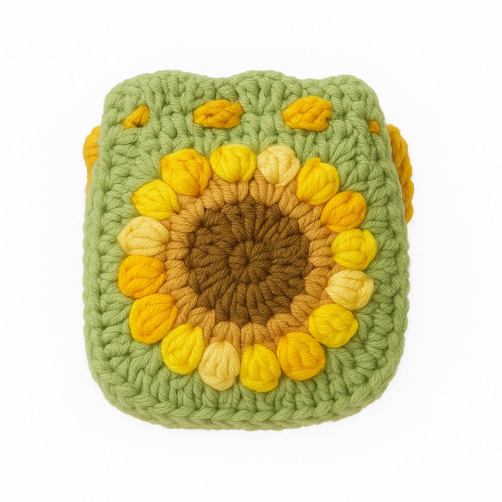 [SG Stock] Cute and Funny Handmade Crochet Drawstring Pouch Coin Purse Earphone Bag Jewelry Key Bag Mini Gift Bag