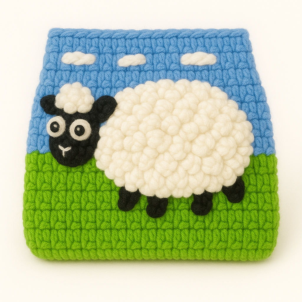 [SG Stock] Cute and Funny Handmade Crochet Drawstring Pouch Coin Purse Earphone Bag Jewelry Key Bag Mini Gift Bag