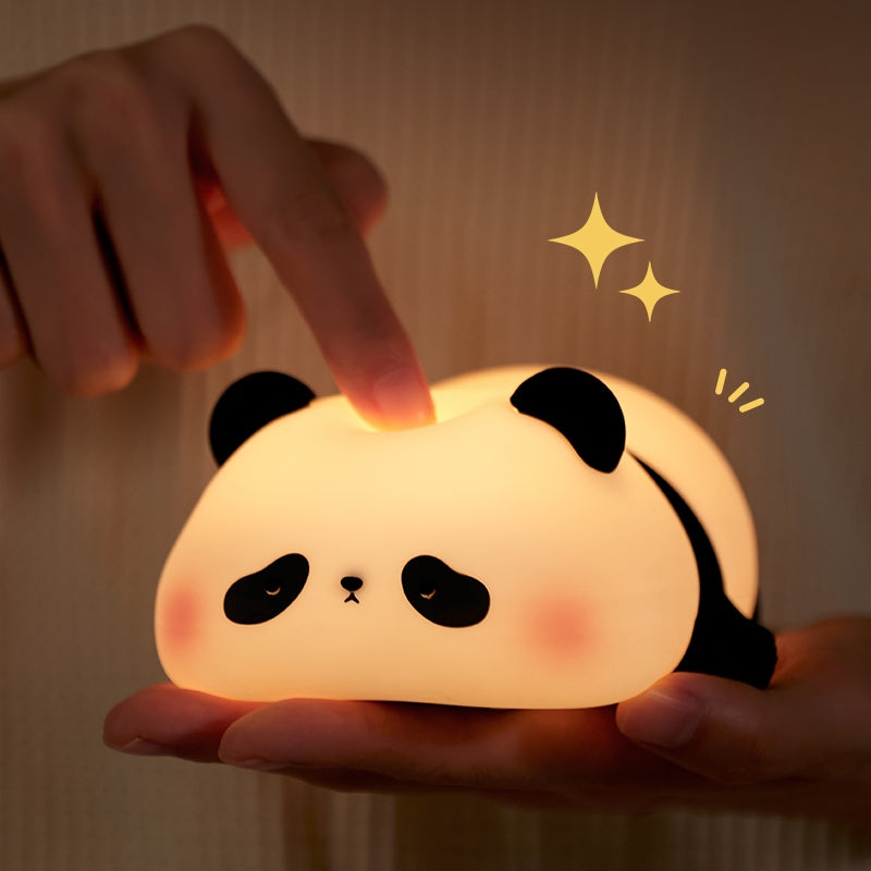 [SG Stock] Cute and Funny Capybara Touch Silicone Night Light Eye Protection Sleep Bedside LED Lamp Rechargeable 卡皮巴拉硅胶灯