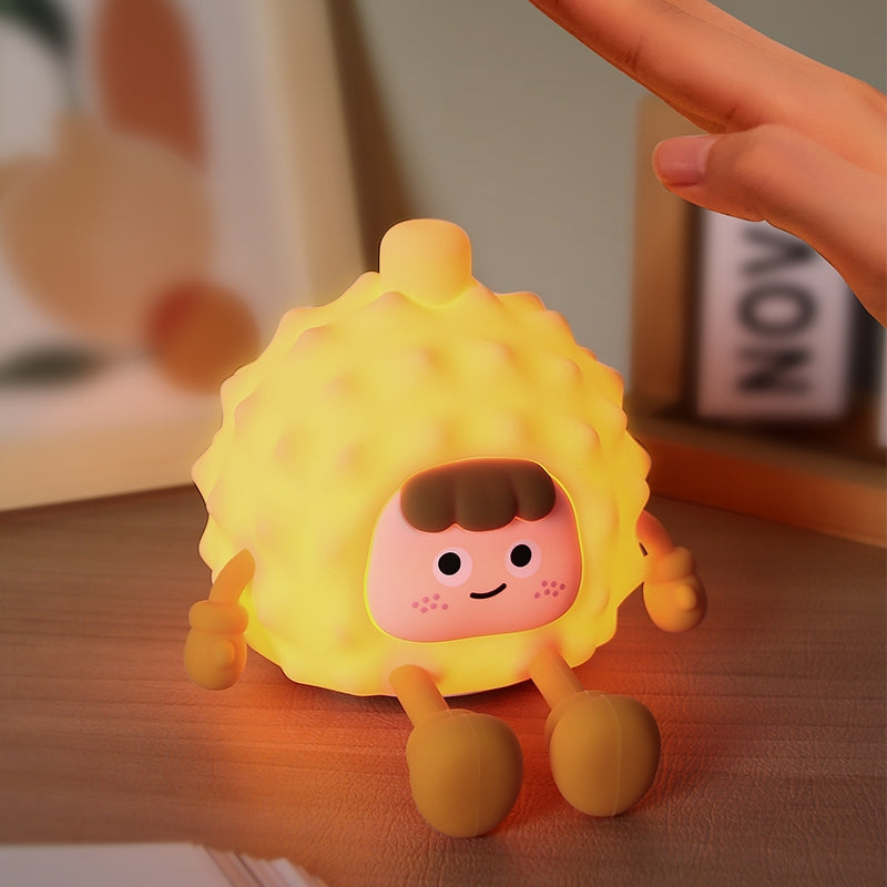 [SG Stock] Cute and Funny Capybara Touch Silicone Night Light Eye Protection Sleep Bedside LED Lamp Rechargeable 卡皮巴拉硅胶灯