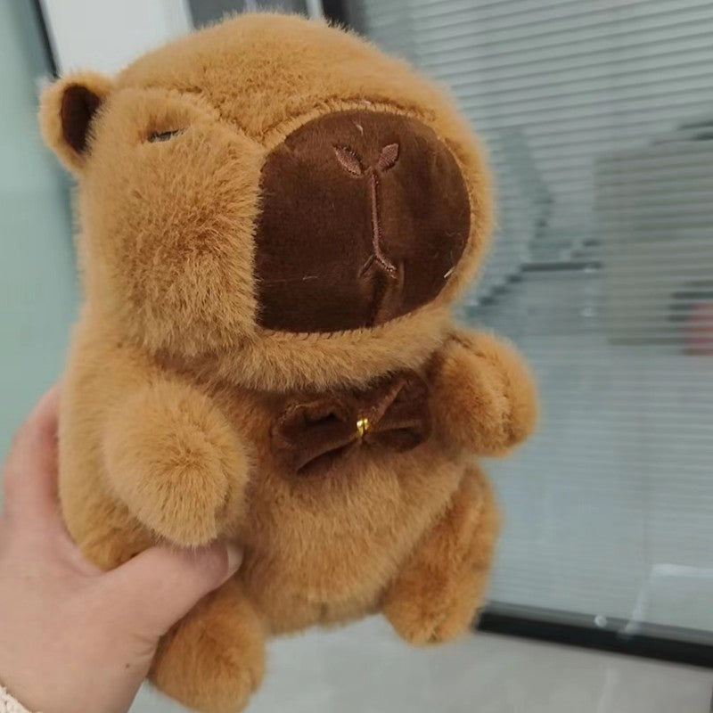 [SG Stock] Cute and Funny Capybara Plush Pillow Cushions  Plushie Toy for Bed Home Decorative 可爱长条动物萌抱枕