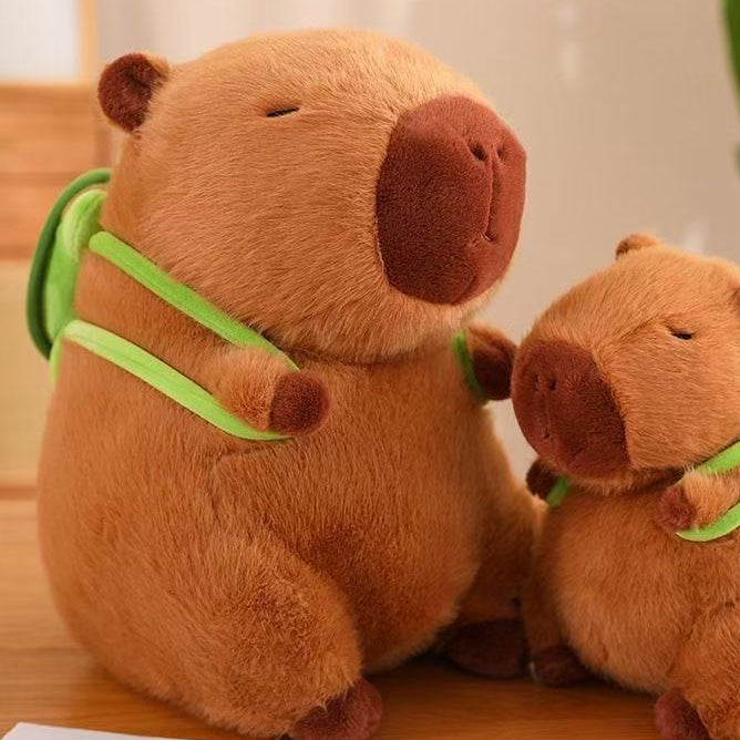 [SG Stock] Cute and Funny Capybara Plush Pillow Cushions  Plushie Toy for Bed Home Decorative 可爱长条动物萌抱枕
