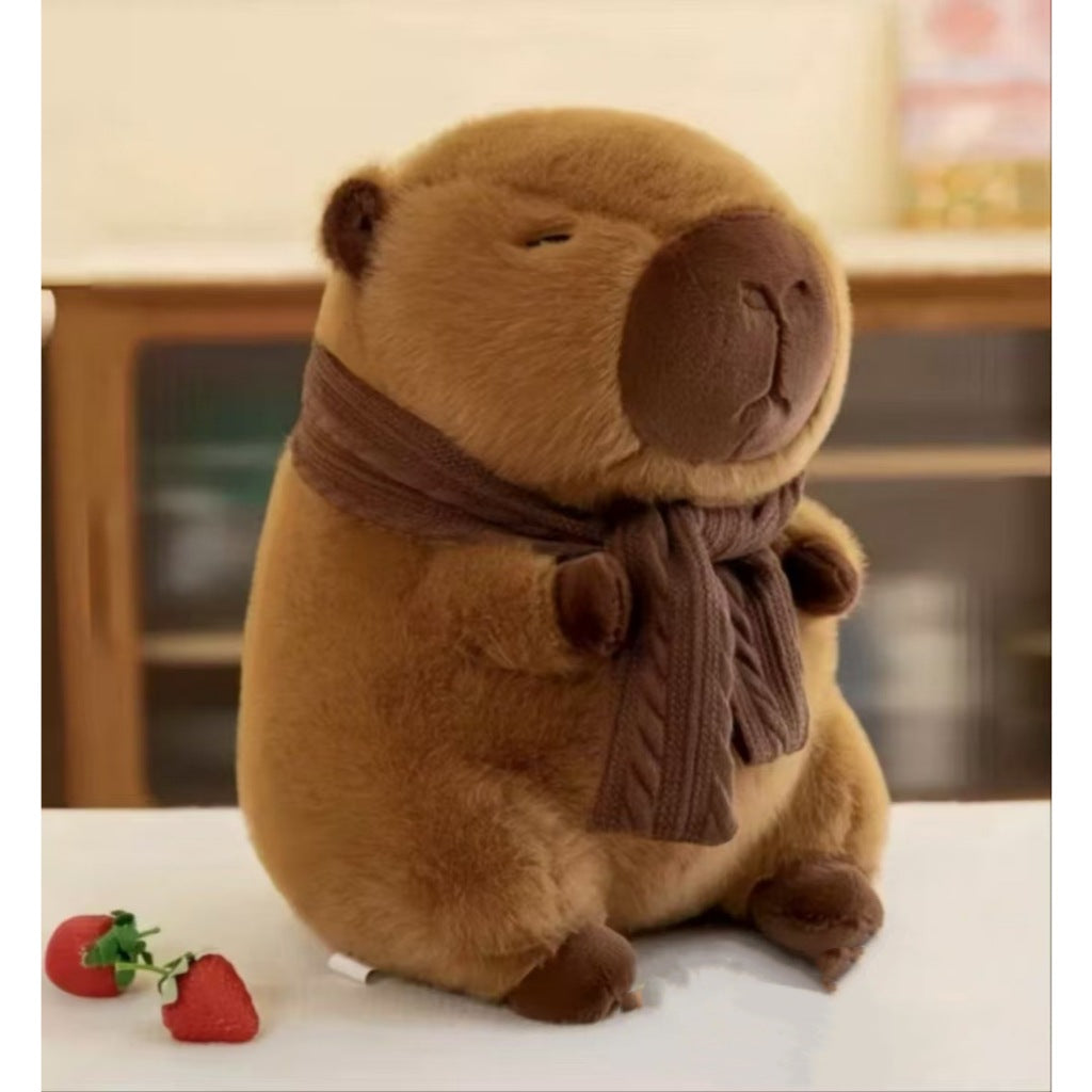 [SG Stock] Cute and Funny Capybara Plush Pillow Cushions  Plushie Toy for Bed Home Decorative 可爱长条动物萌抱枕