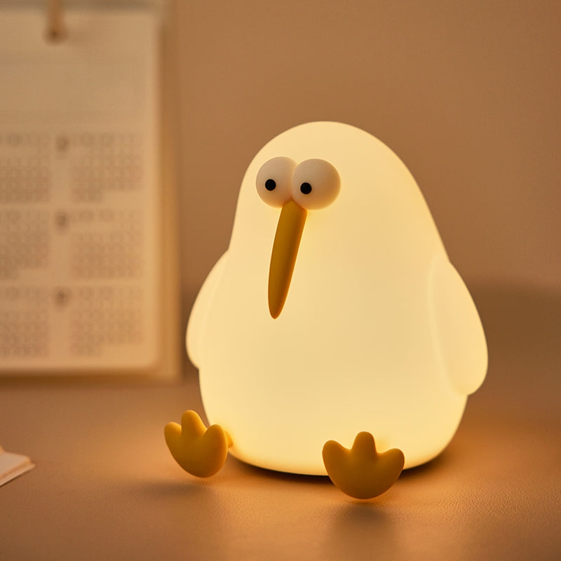 [SG Stock] Cute and Funny Capybara Touch Silicone Night Light Eye Protection Sleep Bedside LED Lamp Rechargeable 卡皮巴拉硅胶灯