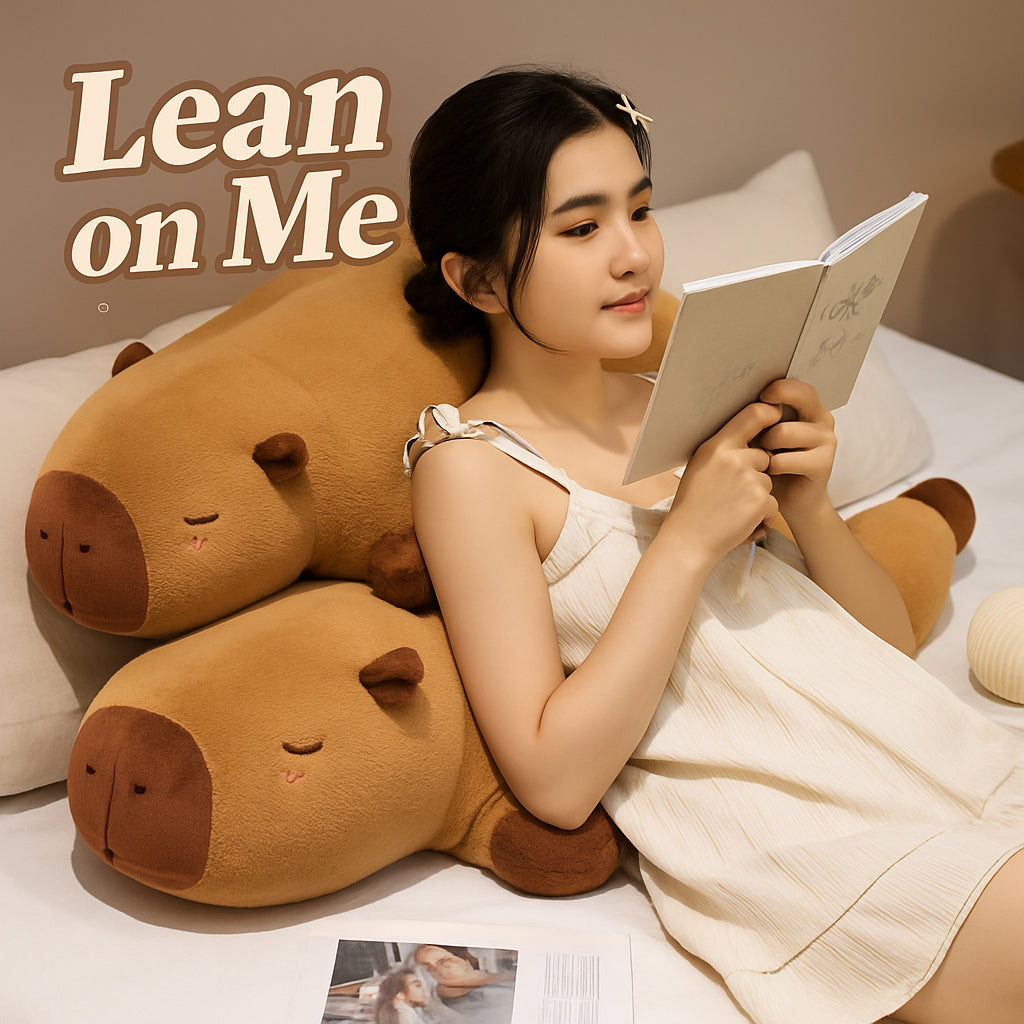 [SG Stock] Cute and Funny Capybara Pillow Cute Doll for Boys and Girls Sleeping Plushie Cushion Pillow 卡皮巴拉抱枕呆萌礼物