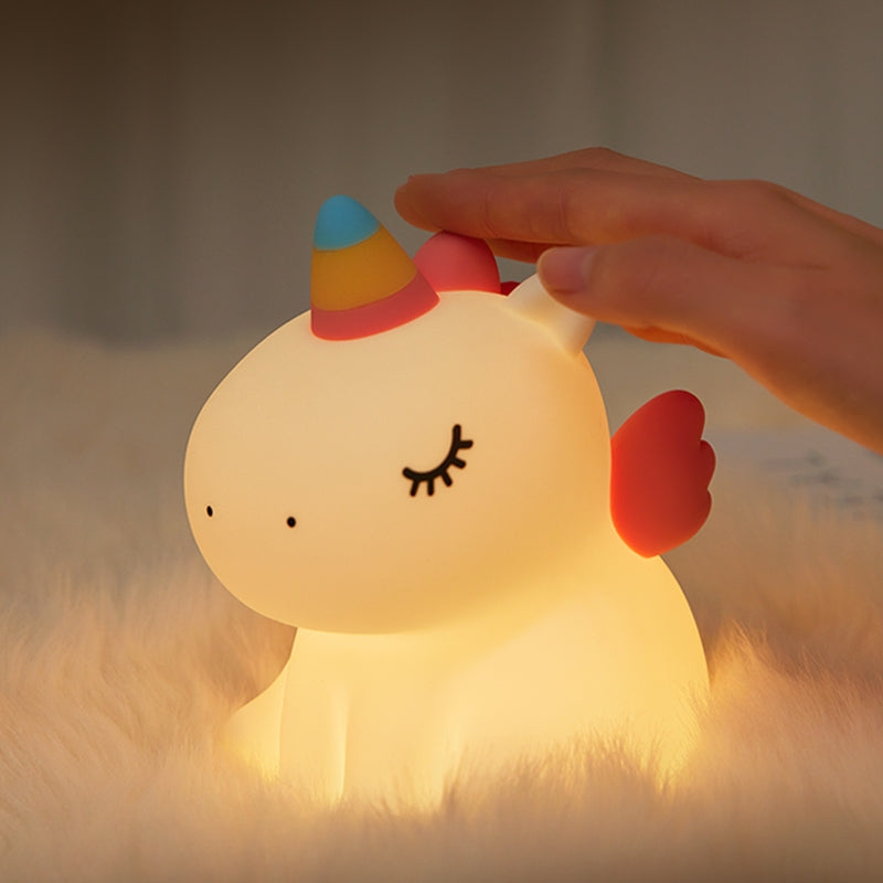 [SG Stock] Cute and Funny Star Bunny Kitten Cloud Rabbit Silicon Touch Night Light Rechargeable Birtyday Gift可爱星星兔子小夜灯礼物